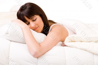 Enjoying my warm bed