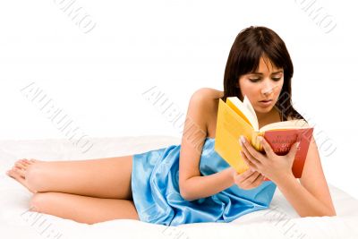 Book and nightgown