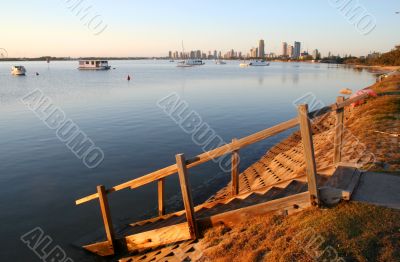 Old Stairs At The Broadwater