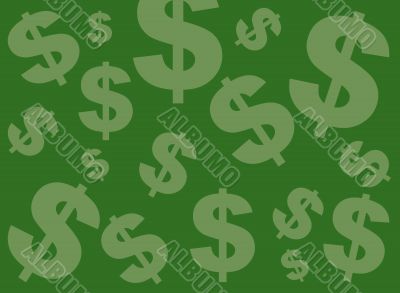 Green Dollar Sign background