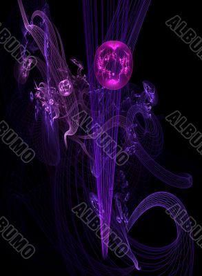 Violet sphere