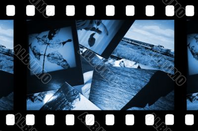 Photo Album with copy space