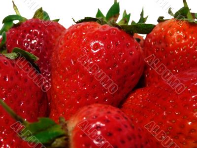 strawberries background