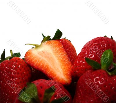 strawberries background #2