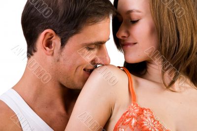 Kiss the shoulder