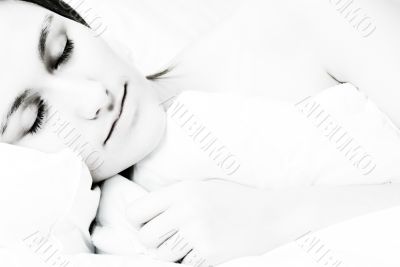 Sleeping  woman