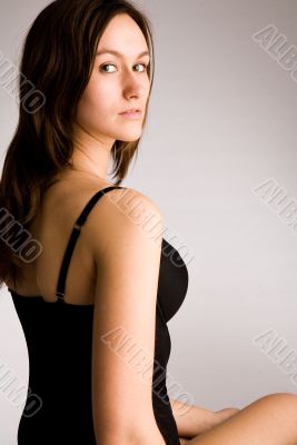 Lingerie woman portrait