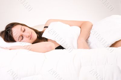 Sleeping woman