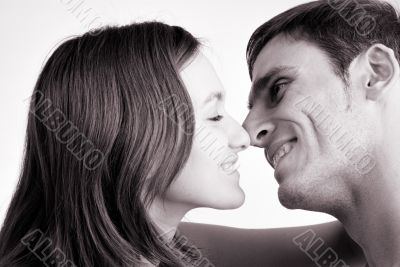 Kissing couple