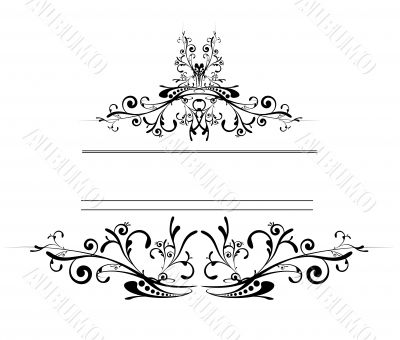 floral logo shield