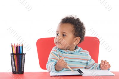adorable baby student