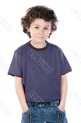 Small handsome boy
