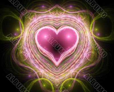 Pink heart