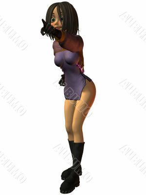 Toon Girl Future Police