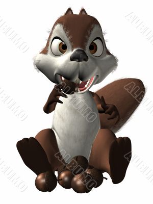 Toon Squirrel