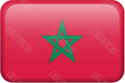 Morocco Flag Button