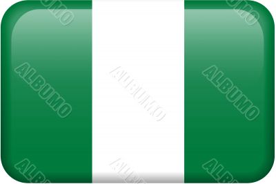 Nigeria Flag Button