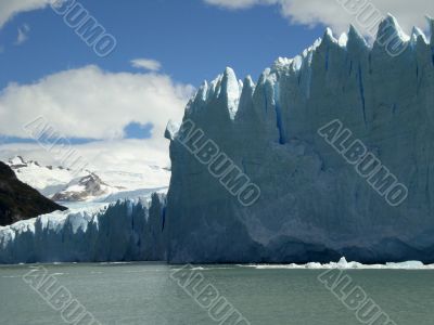 The Perito Moreno Glacier in Patagonia, Argentina.