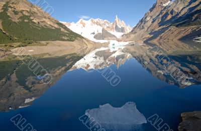 Cerro Torre from lake Laguna Torre