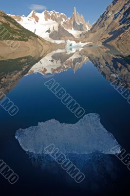 Cerro Torre from lake Laguna Torre