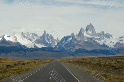 Mountaines  Fitz Roy and Cerro Torre