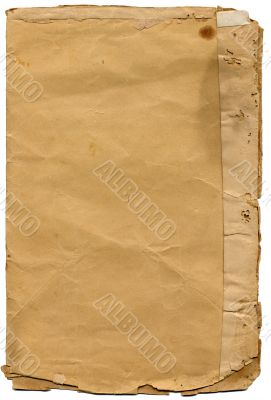 Old paper with spots