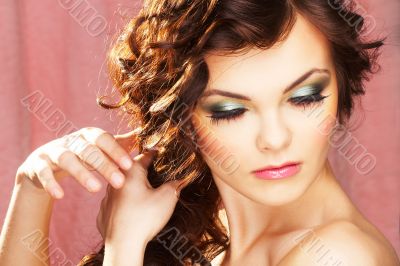 Portrait of sexy woman