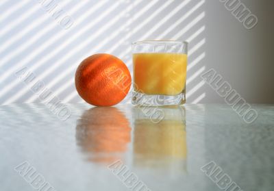Orange and juice