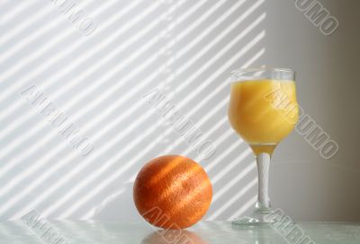 Orange and juice