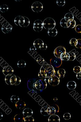 soap bubbles