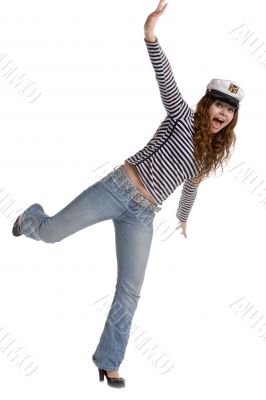 playful woman