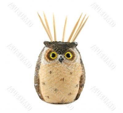 Owl Toothpick Holder