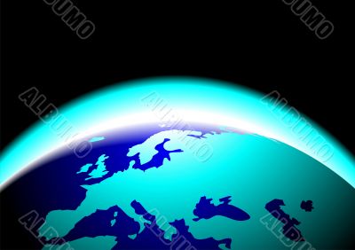 beauty vector earth graphic