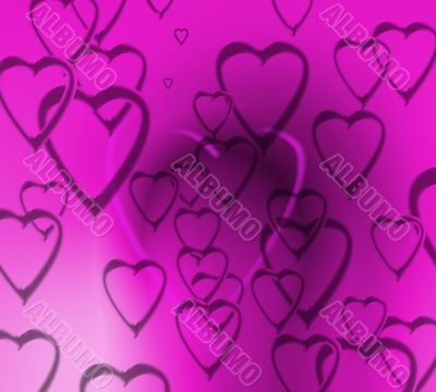 Raining hearts