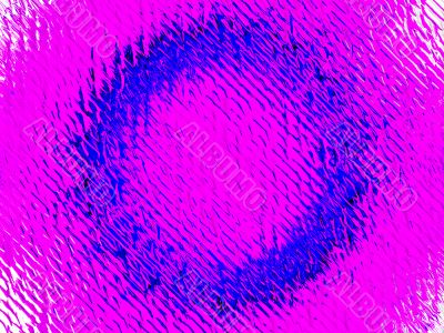 Frosted circular abstract