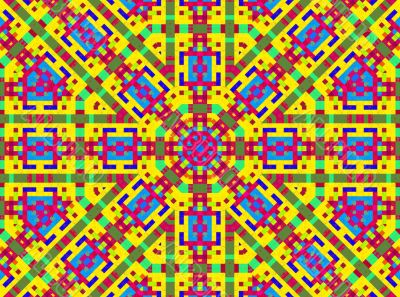 computer pixel kaleidoscope