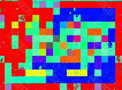 Sqare tiles background