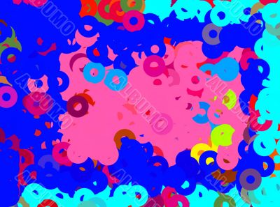 circles abstract background