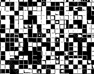 Black and white tiles