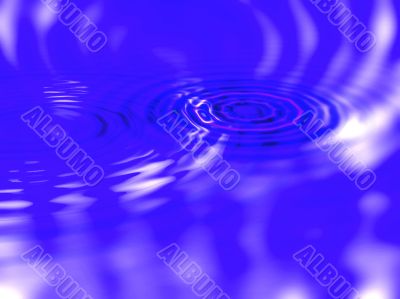 Blue ripples