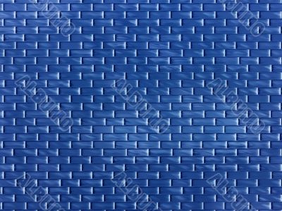 Blue brick wall background