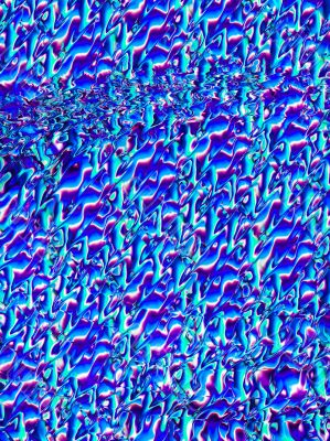 Blue interference pattern