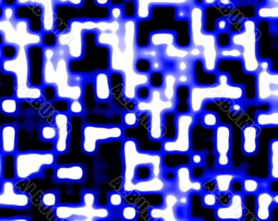 Blue cellular critters
