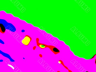 Lurid abstract
