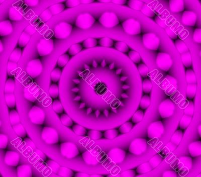 Pink hippy pattern