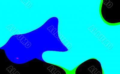 Blues abstract