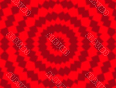 red kaleidoscope
