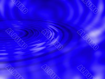 blue ripples