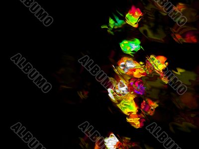 Colourful shapes and copyspace