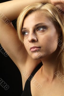 woman thinks